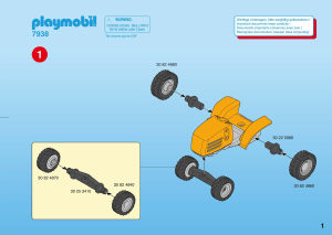 Manuale Playmobil set 7938 Accessories Trattore