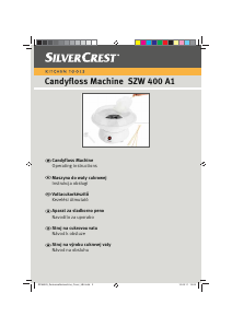 Manuál SilverCrest IAN 66929 Stroj na cukrovou vatu