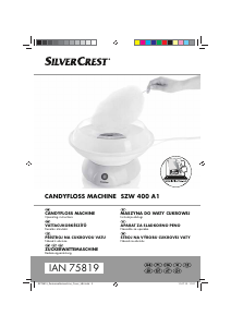 Návod SilverCrest IAN 75819 Stroj na cukrovú vatu