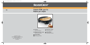 Manual SilverCrest IAN 66222 Máquina de Crepes