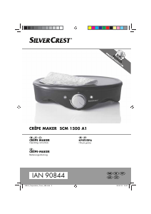 Εγχειρίδιο SilverCrest IAN 90844 Κρεπιέρα