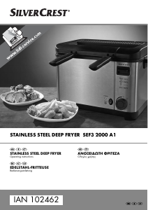 Εγχειρίδιο SilverCrest IAN 102462 Φριτέζα