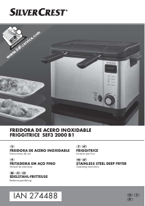 Manual de uso SilverCrest IAN 274488 Freidora