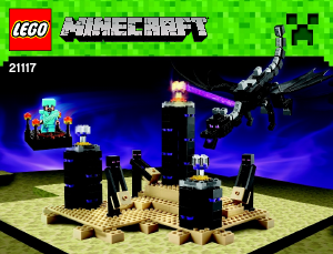 Manuale Lego set 21117 Minecraft The ender dragon