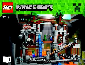 Handleiding Lego set 21118 Minecraft The mijn