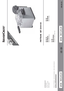 Manuale SilverCrest IAN 301414 Friggitrice