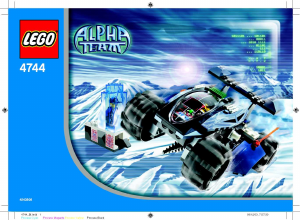 Manuale Lego set 4744 Alpha Team Inseguitore tundra