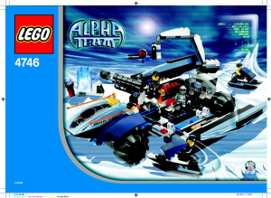 Bruksanvisning Lego set 4746 Alpha Team Mobila högkvarter