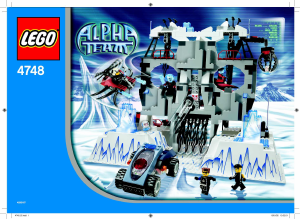 Manual de uso Lego set 4748 Alpha Team fortaleza de la montaña de Ogel