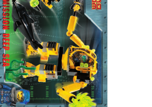 Manuale Lego set 4789 Alpha Team Il mech aquatic