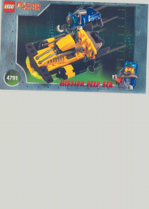 Manual de uso Lego set 4791 Alpha Team Scooter de submarino