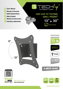 Handleiding Techly ICA-LCD 900 Muurbeugel