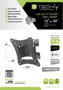 Bedienungsanleitung Techly ICA-LCD 901 Wandhalterung