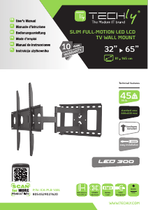 Bedienungsanleitung Techly ICA-PLB 148L Wandhalterung