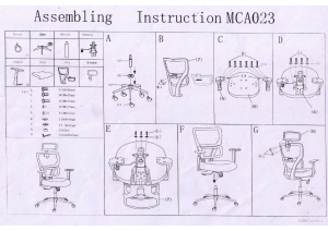 사용 설명서 Techly ICA-CT MC023 사무용 의자