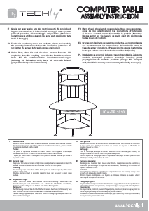 Priručnik Techly ICA-TB 1010 Radni stol