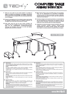 Manuál Techly ICA-TB 3806A Stůl