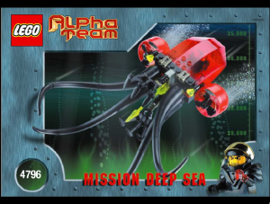 Manuale Lego set 4796 Alpha Team I calamari mutanti