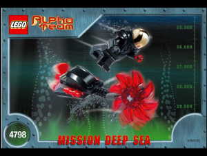 Bruksanvisning Lego set 4798 Alpha Team Evil Ogel Attack