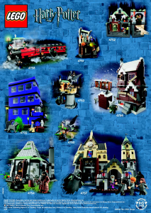 Bedienungsanleitung Lego set 4695 Harry Potter Fahrende ritter