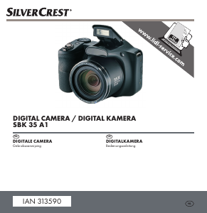 Bedienungsanleitung SilverCrest IAN 313590 Digitalkamera