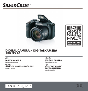 Instrukcja SilverCrest IAN 331610 Aparat cyfrowy