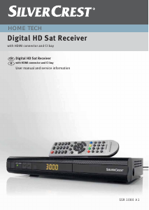 Manual SilverCrest IAN 61193 Digital Receiver