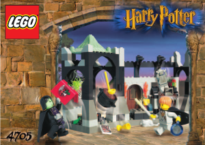 Handleiding Lego set 4705 Harry Potter Sneep's klas