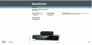Mode d’emploi SilverCrest IAN 64328 Récepteur numérique