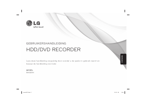 Handleiding LG RH589H DVD speler