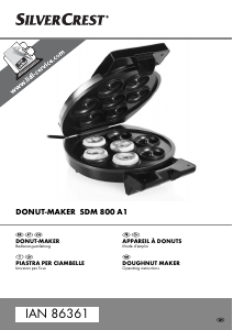 Manuale SilverCrest IAN 86361 Macchina per donuts