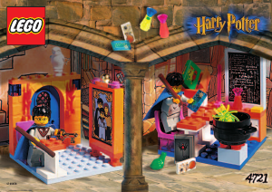 Manual de uso Lego set 4721 Harry Potter Aula del Colegio Hogwarts