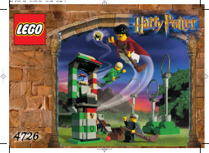 Manuale Lego set 4726 Harry Potter Allenamento di Quidditch