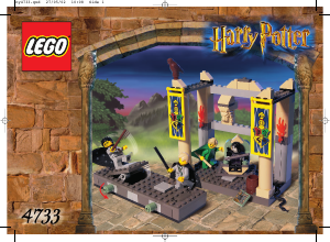 Manual de uso Lego set 4733 Harry Potter Club de duelo