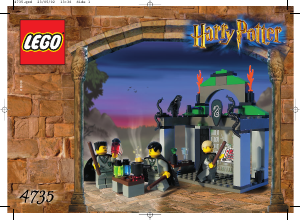 Manual de uso Lego set 4735 Harry Potter Slytherin