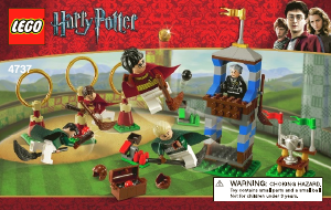 Handleiding Lego set 4737 Harry Potter Zwerkbalwedstrijd