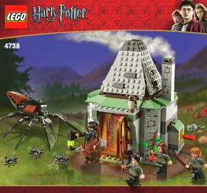 Manual de uso Lego set 4738 Harry Potter La cabaña de Hagrid