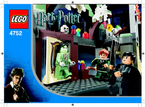 Manual de uso Lego set 4752 Harry Potter El aula del Profesor Lupin