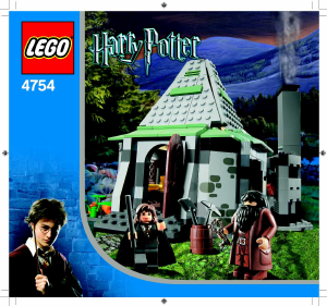 Manual Lego set 4754 Harry Potter Hagrids hut