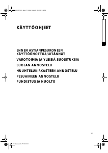 Käyttöohje Bauknecht GSFH 1598/1 IN Astianpesukone