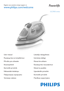 Manual Philips GC2905 Powerlife Iron