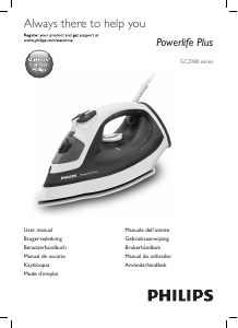 Manual de uso Philips GC2984 Powerlife Plus Plancha