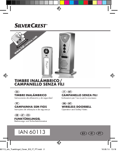 Manual SilverCrest IAN 60113 Campainha da porta