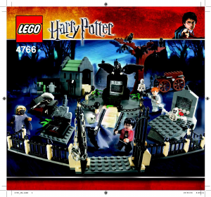 Manual Lego set 4766 Harry Potter Graveyard duel