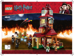 Bedienungsanleitung Lego set 4840 Harry Potter Der Fuchsbau