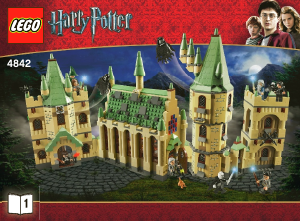 Handleiding Lego set 4842 Harry Potter Kasteel Zwijnstein