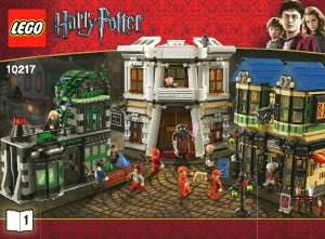 Manual Lego set 10217 Harry Potter Diagon alley