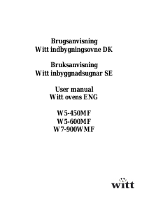 Brugsanvisning Witt W5-600MF Ovn