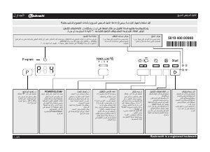 كتيب Bauknecht GSFK 6274A2I غسالة صحون