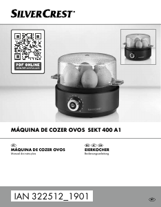Manual SilverCrest IAN 322512 Fogão do ovo